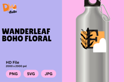 Wanderleaf Boho Floral Monogram Product Image 1