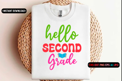 Back to school SVG Design, Back to School svg cut file Product Image 1
