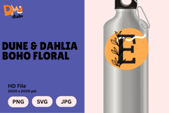 Dune &amp; Dahlia Boho Floral Monogram Product Image 1