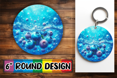 Cozy Circle Designs for Cars, 3D Fruits Product Image 1