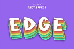 Editable Text Effect for Illustrator. Vector Graphic styles Product Image 1