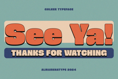Gulker - Dynamic Display Font Product Image 15