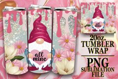 Sublimation Wonders 20oz tumbler wrap, Valentines Product Image 1