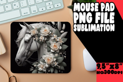 Sweet Mouse Pad Design Sublimation, Horse Product Image 1
