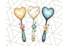 Princess Tea Party PNG Clipart with Teacups & Fancy Treats Product Image 3
