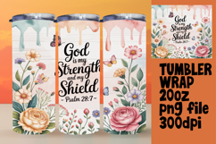 Beautiful Gift: 20oz Tumbler Wrap , Christian Product Image 1