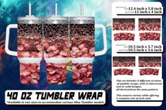 Twinkling Floral Leopard Tumbler Design 40oz Product Image 1