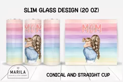Mother's Day Skinny Tumbler sublimation designs #15 Product Image 1