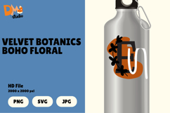 Velvet Botanics Boho Floral Monogram Product Image 1