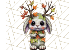 Halloween Bunny Clipart, Cute Bunnies in Costumes PNG Product Image 3