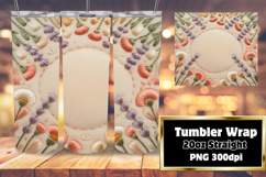 Unique Gift: 20oz Tumbler Design , Flowers Product Image 1