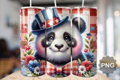 4th of July Panda Tumbler Bundle - 20 Designs Product Image 16