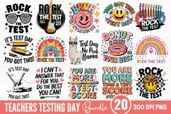 Teachers Testing Day Sublimation Bundle Product Image 1