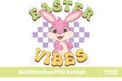 Easter Sublimation PNG Bundle Bunny Chick Farm Hip Hop Joy Product Image 6