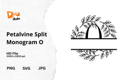 Petalvine Split Monogram Product Image 1