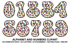 Autism Awareness Doodle Letters Love Puzzle Alphabet PNG Product Image 5