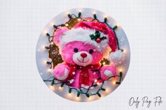3D Pink Christmas Ornament Break clipart png Product Image 1