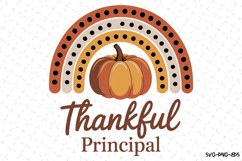 Thankful Pincipal Svg | Halloween Svg | Svg Cut Files Product Image 1