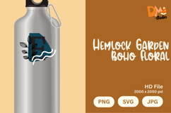 Hemlock Garden Boho Floral Monogram Product Image 1