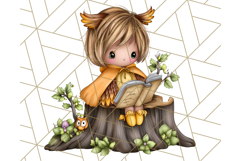 Woodland Autumn Parade Clipart PNG Fall Animals Product Image 3
