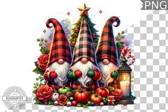 Christmas Gnome Sublimation - Clipart PNG Design Product Image 1