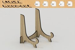 Wood Easels or Stand / Plate Holders / Laser cut files 386 Product Image 2