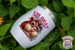 Funny Sarcasm Sublimation design PNG Quote Animal Product Image 2