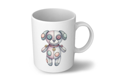 Stitched Dog Doll Button Eyes Halloween Voodoo PNG Product Image 6