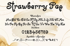 Strawberry Charm Curly Font Bundle | Cute Handwritten Family Product Image 15