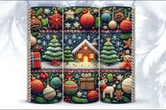 4 Christmas Seamless Tumbler Wrap 20 oz Product Image 4