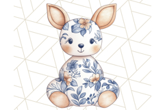 Cute Stuffed Animal Clipart, Chinoiserie Nursery Decor Png Product Image 3