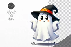 Halloween clipart, Ghost clipart, Autumn clipart Product Image 1