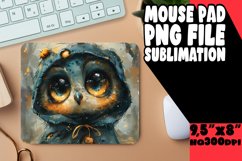 Owl Mouse Pad for Sublimation PNG Spring Product Image 1