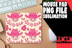 Watercolor Flower Pattern Earring Sublimation PNG Product Image 1