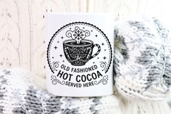 Old Fashioned Hot Cocoa Served Here Svg, Hot Chocolate Svg. Product Image 8