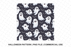 Halloween Boo Pattern Png | Sublimation | Digital Paper Product Image 1