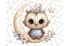 Woodland Nursery Baby Animals Clipart, Cute Animals Png Product Image 3