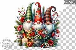Christmas Gnome Sublimation - Clipart PNG Design Product Image 1