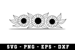 Wildflowers Svg Design | Svg Files for Cricut Product Image 1