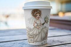 Cute Wedding Bride Clipart Product Image 5