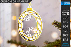 Christmas Letter Ornaments Bundle|Hanging Christmas Monogram Product Image 18