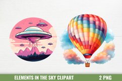 Elements In The Sky And Space Clipart Product Image 1