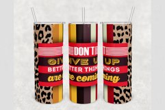 Retro 80&#039;s Leopard Print 20 oz tumbler sublimation design Product Image 1