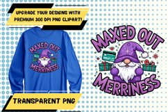 Bold PNG Design for T-Shirt Printing , Gnome Product Image 1