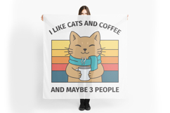 I Like Cats and Coffee and Maybe 3 People Product Image 5