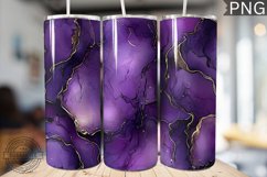 Purple Luxury Alcohol Ink Tumbler Wrap -High Quality 300 Dpi Product Image 1