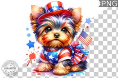 4th of July Dog Sublimation - Clipart PNG Design Product Image 1