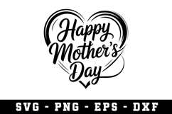 Happy Mother Day Svg |Mother Day SVG Cut files | Cricut Product Image 1