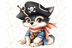 Cartoon Pirate Kids and Animals PNG Clipart for Fun Designs Product Image 3