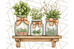 Cottagecore Apothecary PNG Clipart, Rustic Potions &amp; Herbs Product Image 3